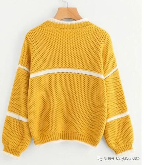 針織作品 明亮的檸檬色針織衫編織創(chuàng)意