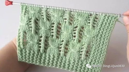 針織作品 50種簡單漂亮的針織針跡圖案